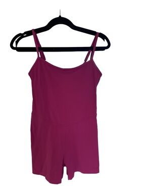 CRZ YOGA Women's Magenta Workout Romper
